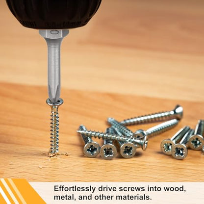 HARFINGTON 4pcs #0 Phillips Screwdriver Bit PH0 1/4" Hex Shank 4.3" (110mm) Long 0.12" Rod Magnetic Cross Head Drill Bits S2 Steel Industrial Screw Driver Bit for Electric Power Tools, Gray - size: PH0 x 4.3" x 0.12"