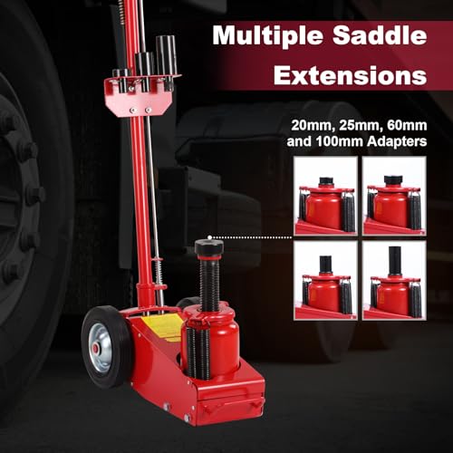 Stark USA Heavy Duty 35-Ton Air Hydraulic Floor Jack for Trucks (70,000lbs) Capacity Service Floor Jack Repair Lifting Tool Shop Air Lift Truck - size: 35 Tons