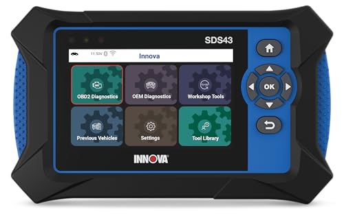 Innova SDS43 OBD2 Scanner Diagnostic Tool - Bidirectional Tablet Scanner for Engine, ABS, SRS, Transmission - Compatible with Most Vehicles