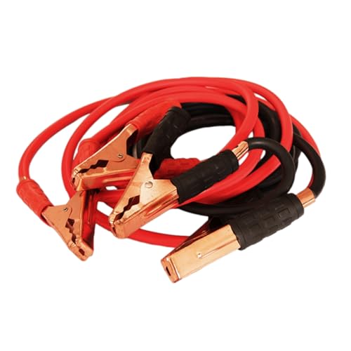 Jumper Cable – 500 a Heavy‑Duty Battery Cable for Truck, 1‑Gauge Copper‑clad Aluminum Wire | All‑Weather PVC Insulated Clamps, Car Battery Booster, Jump Start Kit, Automotive Power Lead