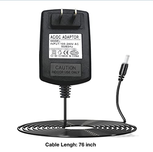 AC-DC Adapter Replacement for Deltran Battery Ten-der Junior Maintainer 022-0199-DL-WH for 12Volt Lead Acid and Lithium Batteries Selectable Charger Power Supply Adapter Cord Cable