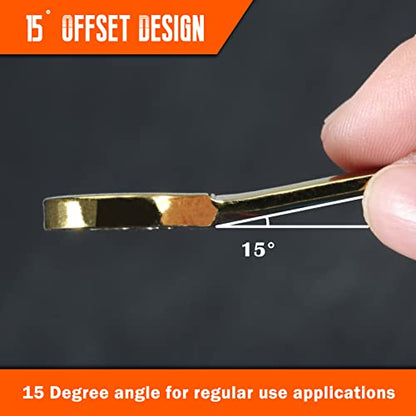 Small Combination Wrench Sets Metric and Standard 20 PCS 4-11mm & 5/32" to 7/16" Color Plated Open and Box End Mini Wrenches with Key Ring Ignition Wrench Set with Zipper Bag - style: Metric and SAE