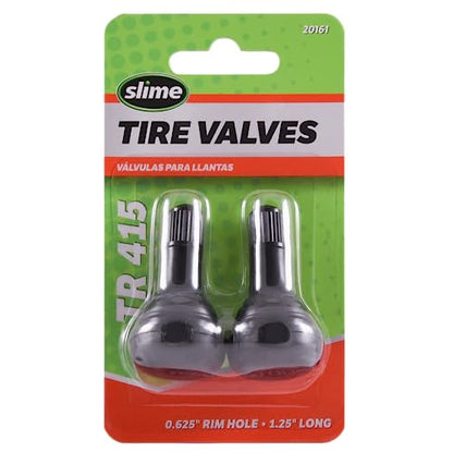 Slime 20161 Tire Valves Tubeless 1.25", TR 415, pack of 2 - style: Valves TR415, Pack of 2