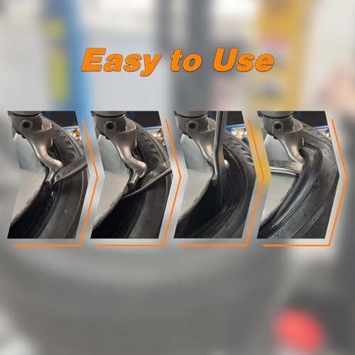 Bead Lifting Tool, Tire Iron Spoon, Mount Demount Lever Pry Bar, Rim Pryer, Handle with Plastic Protector, Curved Head, for Tire Changer