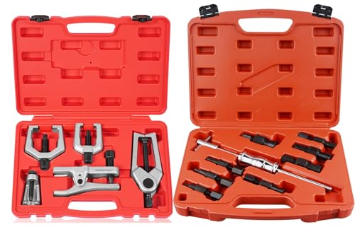 DAYUAN 5pcs Professional Front End Service Tool Kit Bundle with Blind Hole Collet Bearing Puller Set