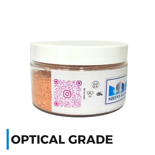 Glass Polishing Cerium Oxide Kit Powder 3.52 oz. TREO 99.95% | 3" Backing Disc, Wool Felt Disc, Drill Adapter, Glass Scratch Remover, TREO 99.96%