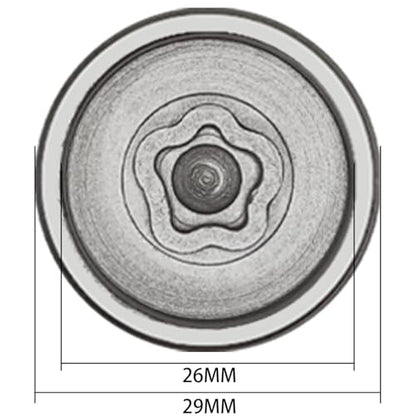 062 Wheel Locking Nut Key for BMW Mini, Socket (OD 29mm-ID 26mm) | Wheel Lock Nut Socket Adapter, Anti-Theft Lug Nut Removal Tool, Anti-Theft Screw Remover, Repair Tool, Tyre Fitting, garage - size: Socket 062