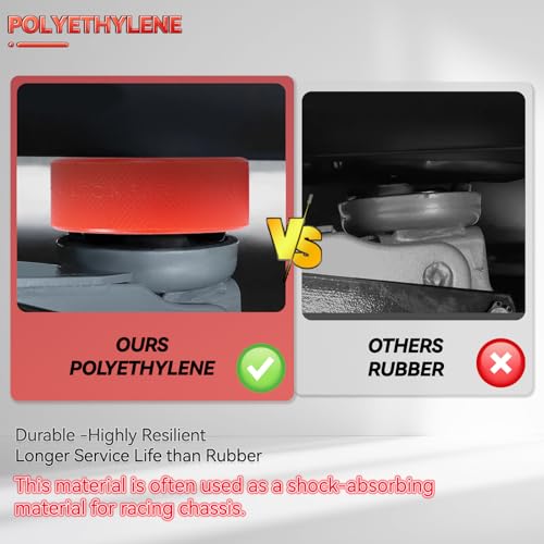 Polyethylene Bottle Jack Pad Anti-Slip Adapter Support Block Car Lift Repair Tool Universal Pinch Weld Side Listing 29MM 1.14" Hole for 5-8 Ton Bottle Jack (Red, 29MM=1.14“) - size: 29MM=1.14“