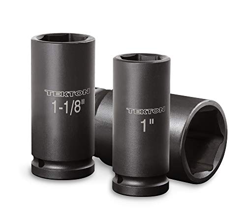 TEKTON 3/4 Inch Drive Impact Socket Set, 7-Piece | 4890 - size: 7-Piece (13/16 - 1-1/2 in.)