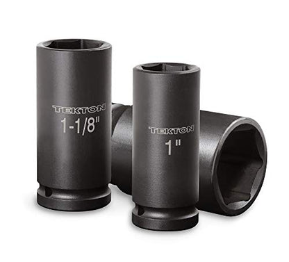 TEKTON 3/4 Inch Drive Impact Socket Set, 7-Piece | 4890 - size: 7-Piece (13/16 - 1-1/2 in.)
