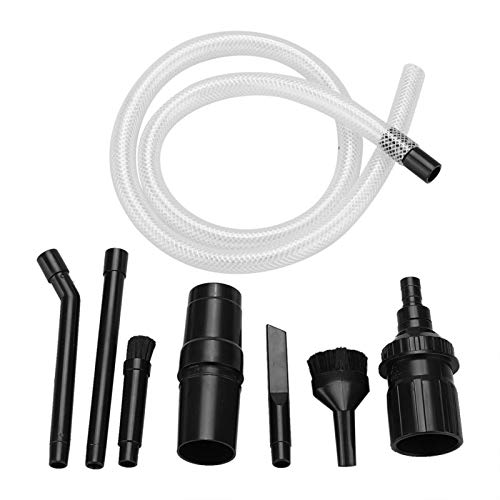 9pcs/Set Universal Vacuum Cleaner Attachments Accessories,Micro Vacuum Attachments for Car Detailing,Mini Micro Tool Car Vehicle Cleaning Kit Shop Vac