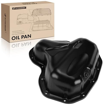 A-Premium Lower Engine Oil Pan Sump with Drain Plug Compatible with Toyota Camry 2010-2017 Highlander 2009-2019 Sienna 2011-2013 Avalon Lexus ES300h 2013-2018 2.5L 2.7L