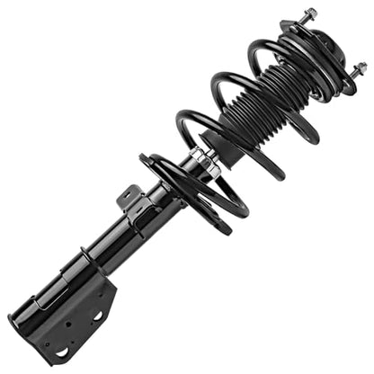 Detroit Axle - Struts Shocks for 2007-2012 Chevy Traverse Buick Enclave GMC Acadia Saturn Outlook, 2 Front Struts with Coil Spring 2 Rear Shock Absorbers 2008 2009 2010 2011 Replacement - size: 4AQ44093/ strut shock kit