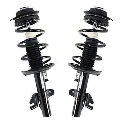 Detroit Axle - Front Struts w/Coil Springs Rear Shock Absorbers Replacement for 2013-2016 Dodge Dart Limited - 4pc Set - size: 4AQ47194/Shock Kit