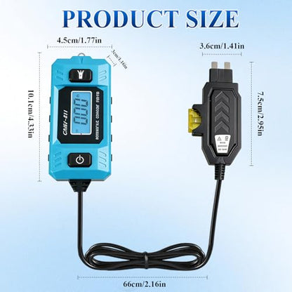 Automotive Circuit Fault Probe Tester, 20A 48V High Precision Current Tester, 2 in 1 Wire Tracer Short Finder, Car Relay Tester with LED Display and Front Light