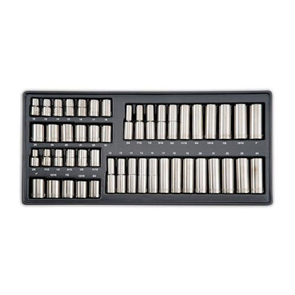 CRAFTSMAN OVERDRIVE 284-Piece Gunmetal Chrome Mechanics Tool Set, Standard SAE/Metric Socket Set, with Hard Case (CMMT99284)