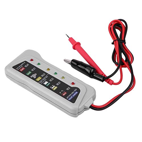 Car Battery Tester, 2-14.8V Automotive Battery Analyzer and Maintenance System, LED Display, for Cars, Motorcycles, 12V Storage Batteries
