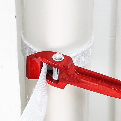 3 PCS 12 Inch Multi-Purpose Strap Wrench, Adjustable Nylon Pipe Opener, Double Layered Thickened Strap for Oil Filter