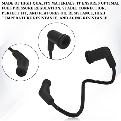 Fuel Pressure Regulator Vacuum Line Automotive PCV Valve Hose Replacement Clean Oil Vacuum Tube Fuel Pressure Tester Throttle Body Gasket Kit for Avalanche Yukon Sierra Rainier Tahoe 17113556