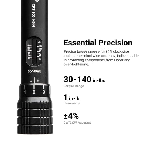 Capri Tools 1/4 in. Drive Mini Torque Wrench Set, 30-140 in. lbs. - size: 1/4" Drive 30-140 in. lbs.