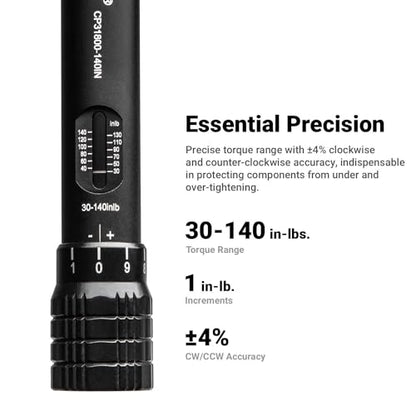 Capri Tools 1/4 in. Drive Mini Torque Wrench Set, 30-140 in. lbs. - size: 1/4" Drive 30-140 in. lbs.