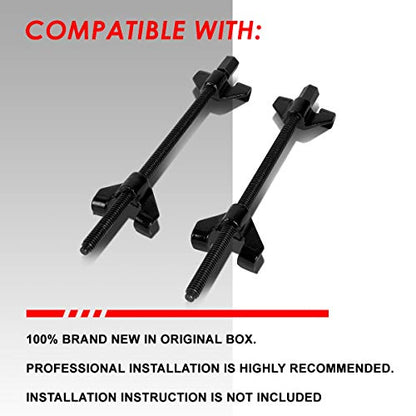 Auto Dynasty 2pcs 15 Inches Heavy Duty Strut Coil Spring Compressor Kit Remover Installer Automotive Suspension Tools