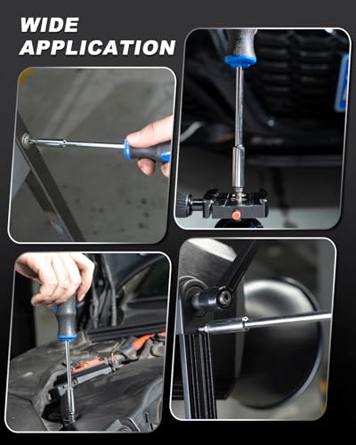 ROTATION 31-Piece 1/4 Inch Magnetic Bit Driver Set, Nut Driver with Phillips, Flat/Slotted, Hex and Torx Bits, Screwdriver Handle for Holding 1/4 Bits, CR-V Steel - style: 31pc