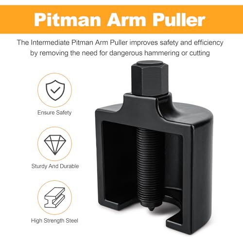 Intermediate Pitman Arm Puller 10388 for Medium Duty Trucks, School Busses | Fits More Vehicles, Intermediate Pitman Arm Puller for Class 3-5 Trucks and Equipment