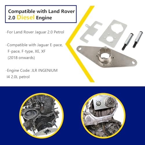 Wostore Camshaft Timing Locking Tool kit Compatible with Land Rover 2.0 Diesel Petrol Engine Evoque 2.0T JLR INGENIUM I4 2.0L, OEM JLR-303-162/1631/1630/1635/1636