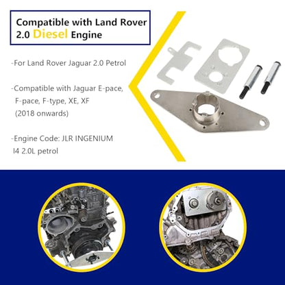 Wostore Camshaft Timing Locking Tool kit Compatible with Land Rover 2.0 Diesel Petrol Engine Evoque 2.0T JLR INGENIUM I4 2.0L, OEM JLR-303-162/1631/1630/1635/1636