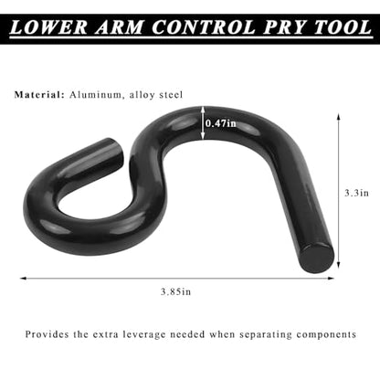 6007 Lower Control Arm Prying Tool, Suspension Specialty Bushing Tool for 7/8 Inches Diameter Pry Bar, Ball Joint Press Separator Installation Remover Control Arm Prying Bar