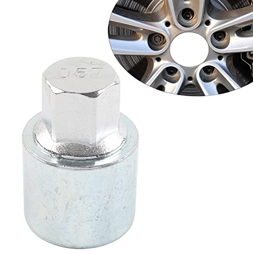 FSFY Wheel Lock Lug Nut Remover Kit, Automotive Wheel Anti-Theft Screw Removal Key Socket for BMW 1 2 3 4 5 6 7 Series, Pattern 17