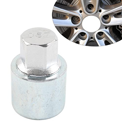 FSFY Wheel Lock Lug Nut Remover Kit, Automotive Wheel Anti-Theft Screw Removal Key Socket for BMW 1 2 3 4 5 6 7 Series, Pattern 17