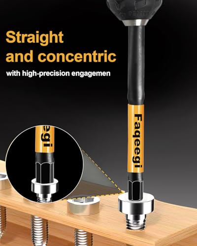 20PCS Hex Bit Set 4" S2 Magnetic Metric SAE Impact Drill Bits | High Torque CNC Tips,1/4" Shank,Home & Auto Use,Durable Mechanic Handyman Gift