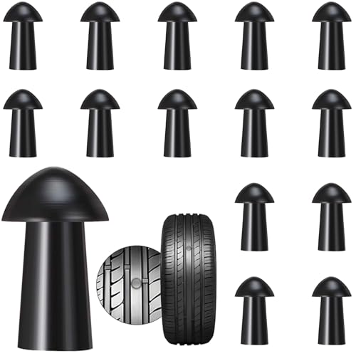 Replacement Mushroom Plugs for Tubeless Tire Puncture Repair Kit,for Cars,Trucks,Motorcycles,ATVs and Tractors(15 Plugs) - size: 15 Mushroom Nails