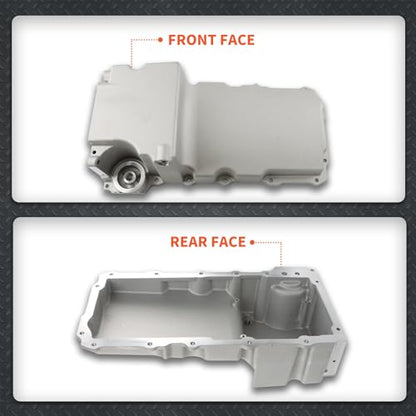 labwork 302-1 Aluminum Oil Pan Kit Replacement for GM Muscle Classi Car Truck 4.8L 5.3L 6.0L 6.2L 1955-1987