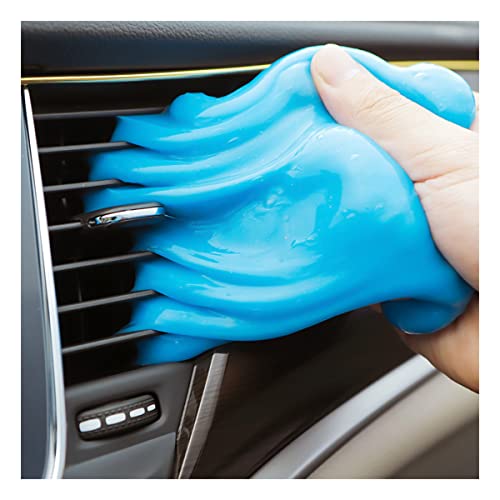 Moly Magnolia Car Cleaning Gel for Vents and Keyboards, Blue | soft putty texture, lifts dust from narrow gaps, for car interiors PCs and cameras, car interior accessories - color: Blue