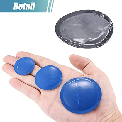 X AUTOHAUX 1 Set Tire Patch Roller Handle Tire Repair Patches Repair Tools for Car 32mm 42mm 58mm
