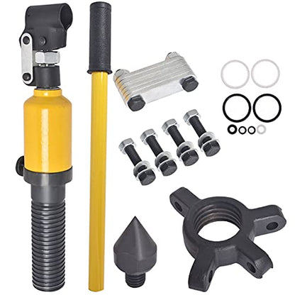 waltyotur 5T Hydraulic Gear Puller 3 Jaw Puller Set Hydraulic Bearing Puller 3 in 1 Pump Oil Tube Drawing Machine Wheel Bearing Pulling Separator