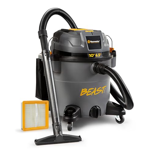Vacmaster Professional Beast VJN1012PF 0201 FLT+10-Gal Wet/Dry Vac Synchro - size: 10 Gal