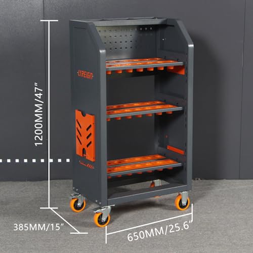 CNC Tool cart Single Side Removable CNC Tool Rack Parallel Storage Suitable for Short CNC Tool Holder CNC Trolley HSK50-96CAP - size: HSK50-96CAP