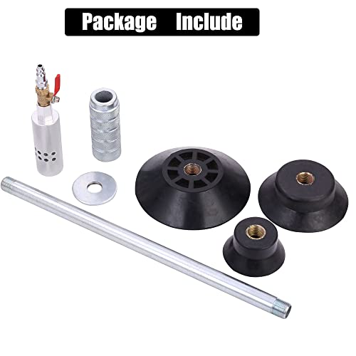 YYCKE Upgraded Car Dent Air Pneumatic Dent Puller Car Auto Body Repair 3PCS Suction Cup Slide Hammer Tool Kit Hammer Tools Hand Tool