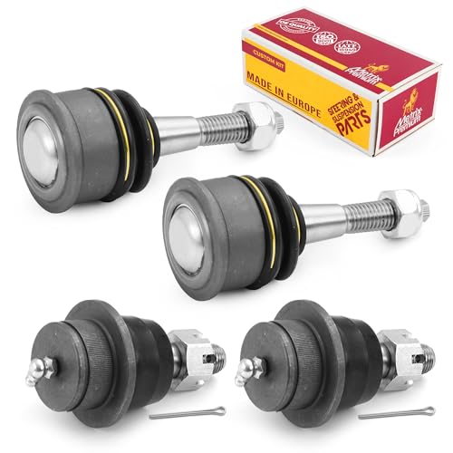Metrix Premium Chassis Parts - 4 PC Front Lower & Upper Ball Joint Kit Fits 2003-2005 Lincoln Aviator, 2002-2005 Ford Explorer, 2002-2005 Mercury Mountaineer, Replacement K8695T K80008, Made in Europe