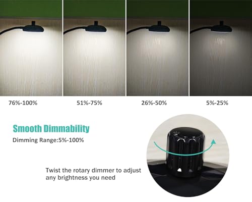 Dimmable LED Magnetic Work Light for Sewing Machine | Flexible Gooseneck, For Lathe Drill Press Workbench, bandsaw light - style: Dimmable Magnetic Light