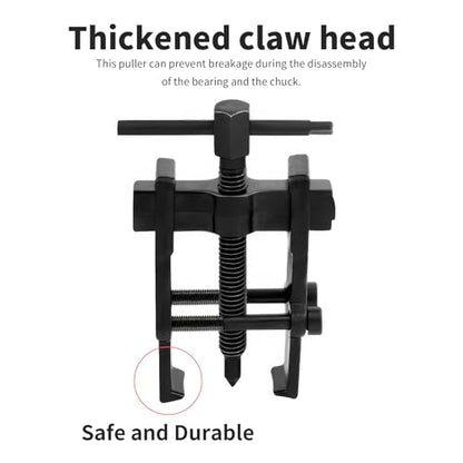 Beam 2 Jaw Puller 2" Bearing Gear Pullers, 108mm T-Shaped Screw | High Carbon Steel Pullers, Adjuestable Pulley Removal Tool for Bearings/Flywheels/Pulleys Remove - size: 2Jaw 2In 65×108MM
