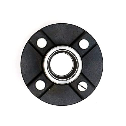 Pair Trailer Hub Assembly Kit,4-Bolt on 4" Circle,Fit 2,000 lbs axles,Includes (2) 1" Straight Spindle and Bearings - size: GL4854C*2