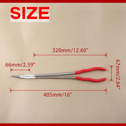 SPEEDWOX 16-Inch 45 Degree Extra Long Needle Nose Pliers - style: 45 Degree
