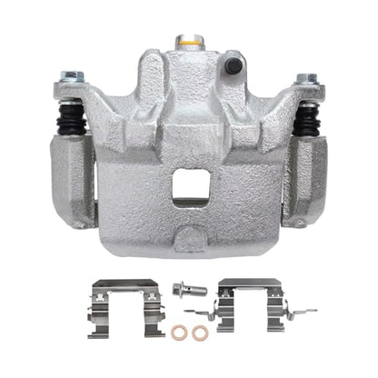 Detroit Axle - 2.5L Front Knuckles Brake Calipers for 2002-2006 Nissan Altima 2003 2004 2005 Replacement Steering Knuckles and Wheel Bearing Hubs Assembly Disc Brake Calipers w/Brackets - size: 4BU50546/Kit