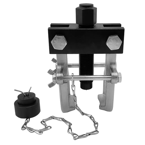 Heavy Duty Pitman Arm Puller with Adapter, Adjustable Jaws Bearing Pulling Repair Tool for Pitman Arms, Bearings, Collars, Gears, More Light Truck & Car