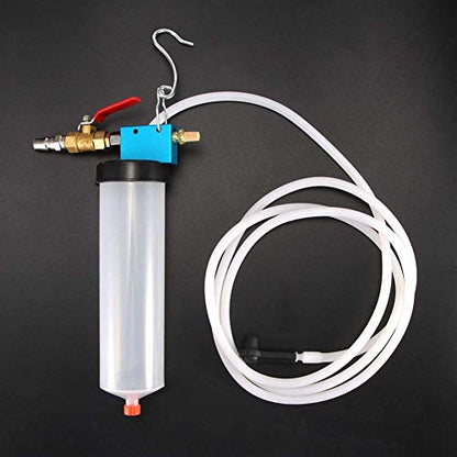DEDC Universal Auto Brake Fluid Extractor, Power Steering Oil Change Replacement Tool, Brake and Clutch Fluid Drained Bleeder Tool Equipment Kit for Car Motorcycle